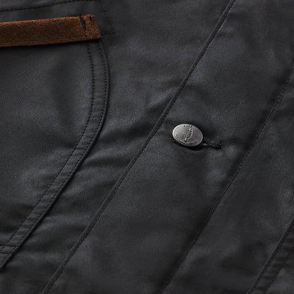 Shipyard Waxed Canvas Jacket  Black/Bison / Danner Customer Favorite