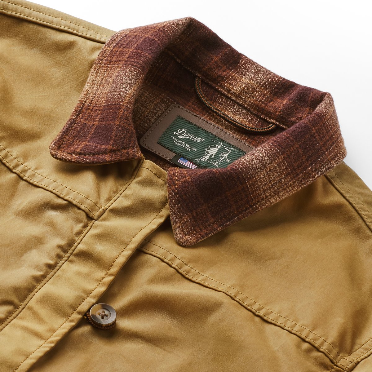 Maywood Waxed Canvas Jacket  Tan/Espresso / Danner Signature