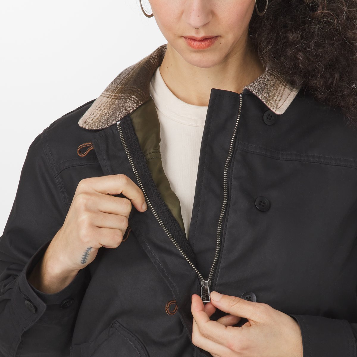 Maywood Waxed Canvas Jacket  Black/Earth / Danner Great Value
