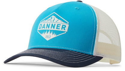 Evergreen Trucker Hat Blue Teal / Danner Signature