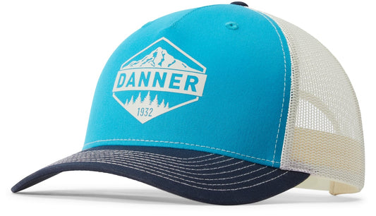 Evergreen Trucker Hat Blue Teal / Danner Signature