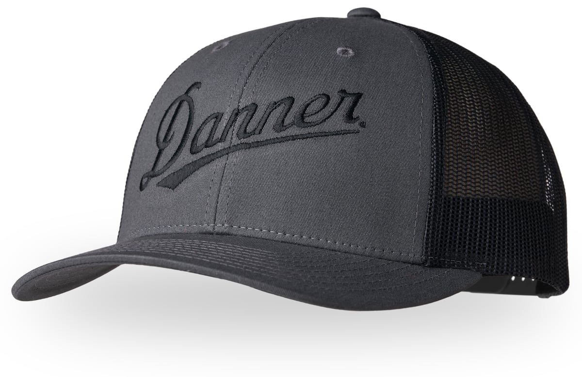 Embroidered Trucker Hat Charcoal/Black / Danner Smart Buy