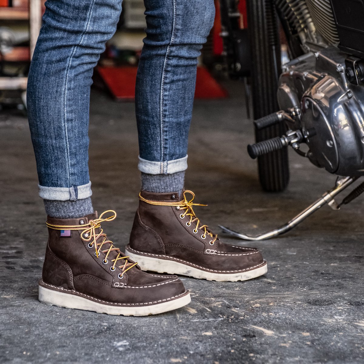 Bull Run Moc Toe 6" Brown Steel Toe / Danner Hot Sale