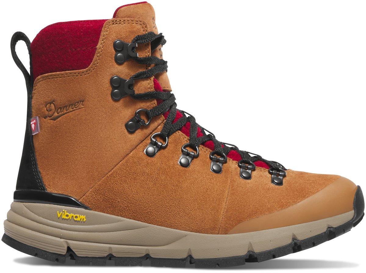 Arctic 600 Side-Zip Brown/Red Felt 200G / Danner Value