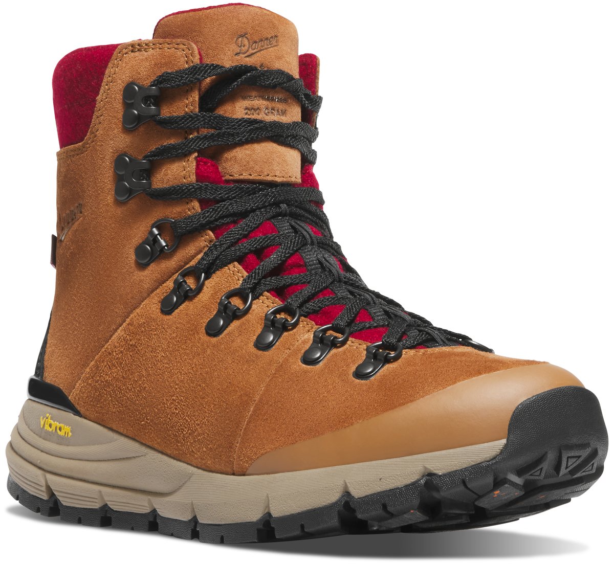Arctic 600 Side-Zip Brown/Red Felt 200G / Danner Value