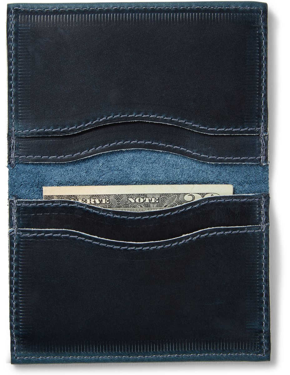 Leather Wallet 4.5" x 3.5" Navy / Danner Smart Buy