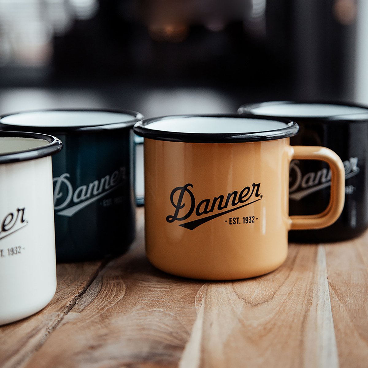 Enamel Camp Mug 12oz Apricot Yellow / Danner Signature